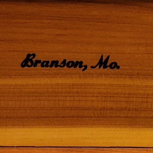 Mid-Century Cedar Keepsake Box w/Sweetheart Poem for What-Nots, Souvenirs, etc - Picture 5 of 7